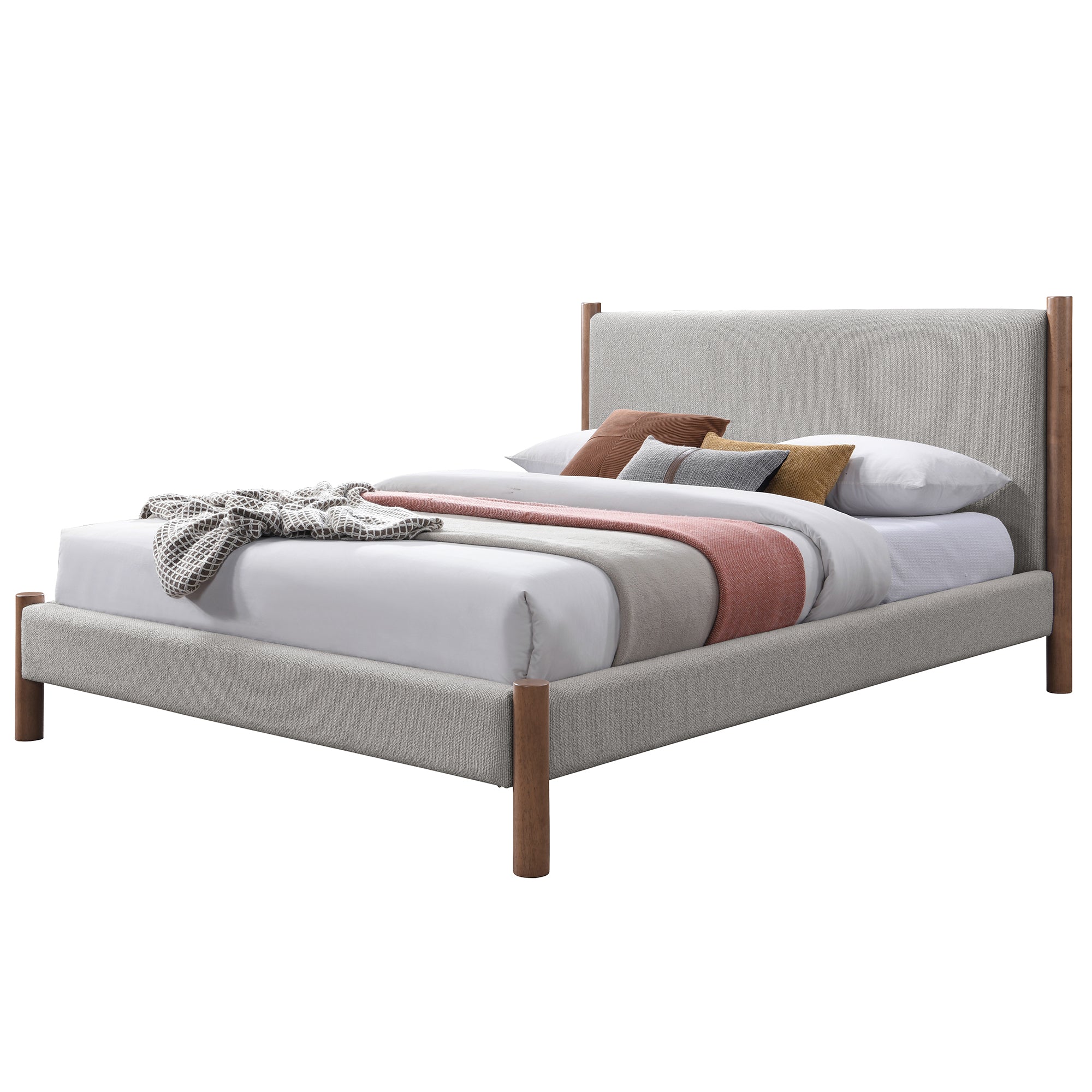 ZORAN-60" PLATFORM BED-MUSHROOM