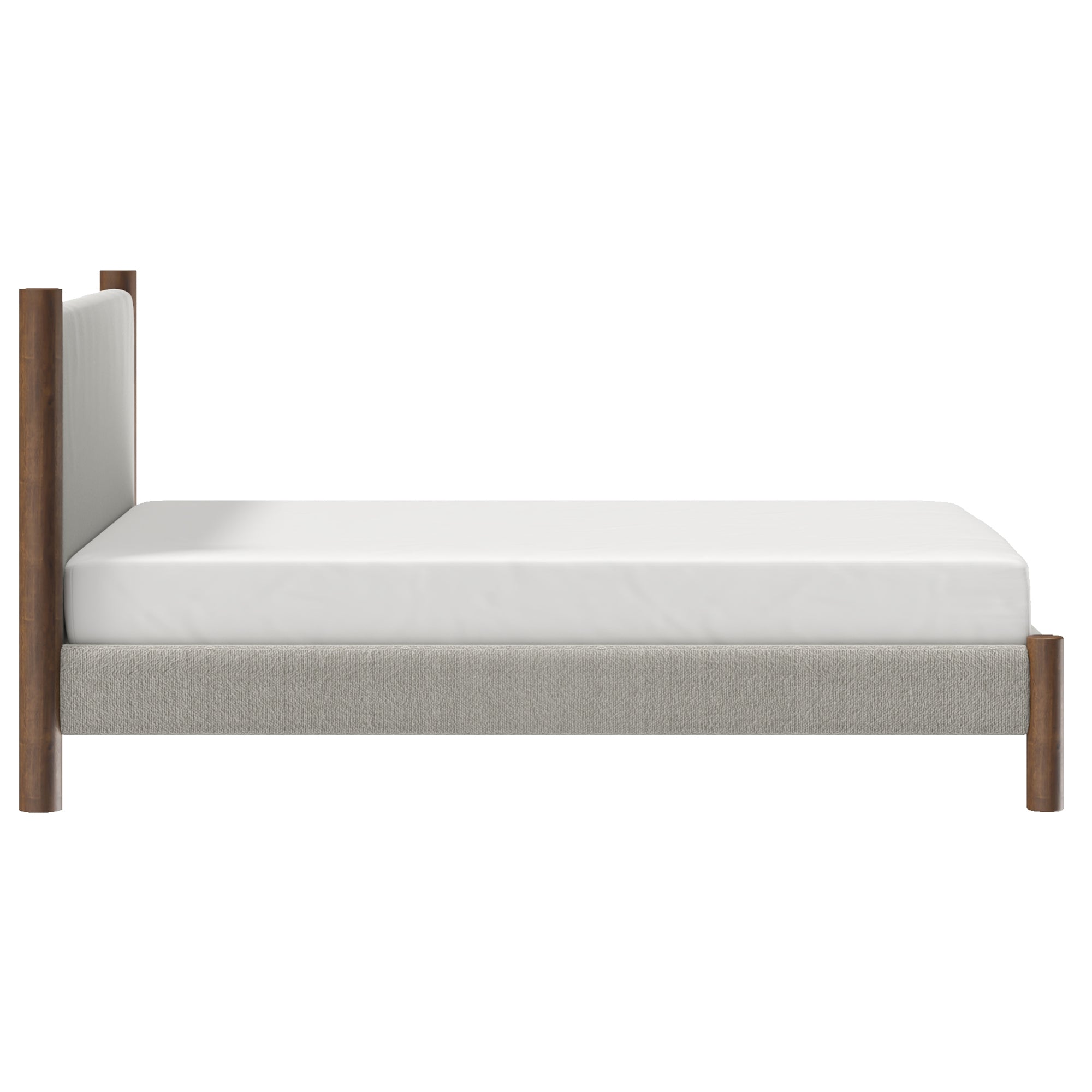 ZORAN-60" PLATFORM BED-MUSHROOM