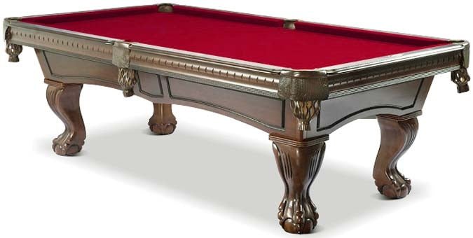 0Beringer KING GEORGE 8' Pool Table with starting Kit