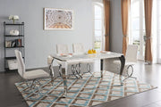 ESFESF 110 Marble Dining Set
