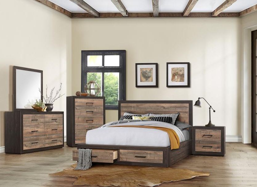 MazinMazin 1762 Miter bedroom Set - 8pcs