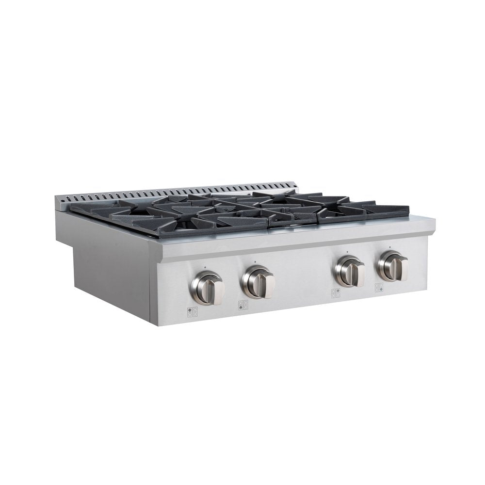 Quebec 30" Rangetop | Silver