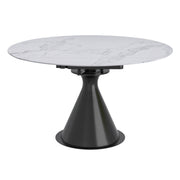 CALISTO-EXTENSION DINING TABLE-WHITE