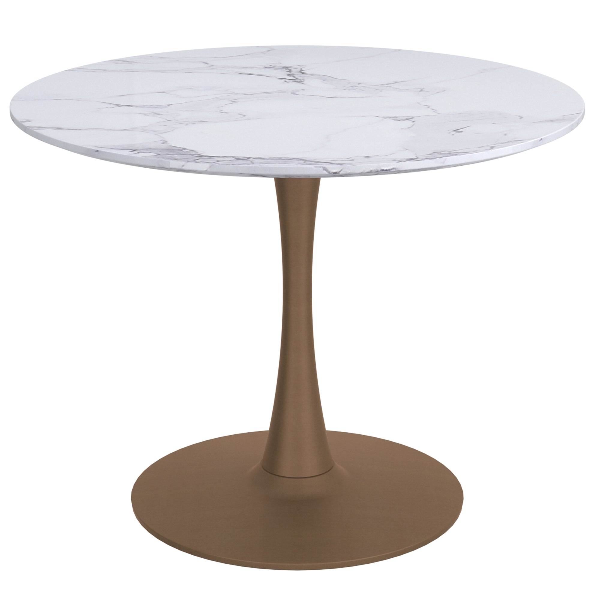 ZILO-DINING TABLE SMALL-AGED GOLD