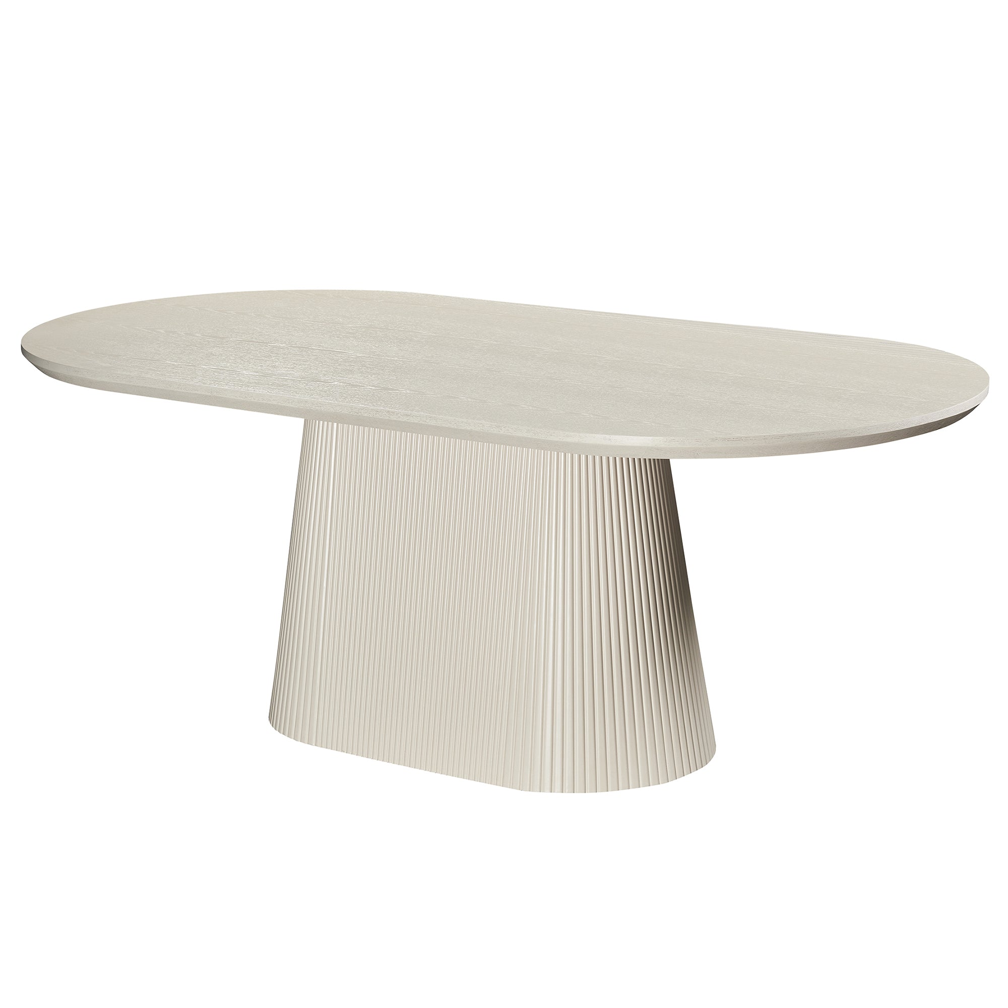TOVAS-OVAL DINING TABLE-IVORY