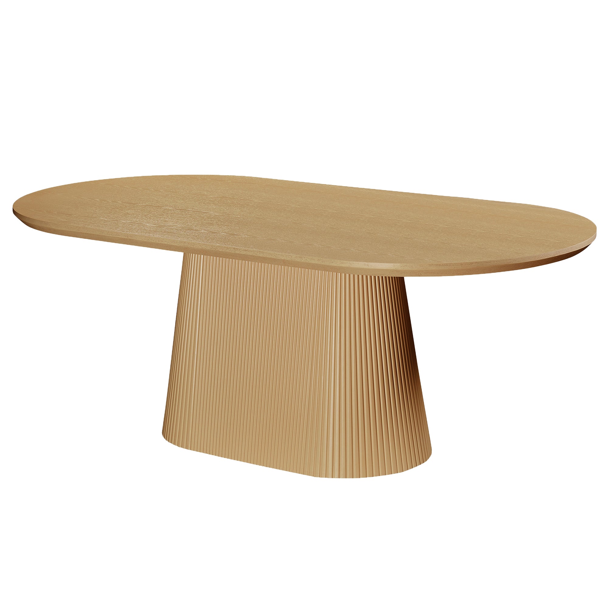TOVAS-OVAL DINING TABLE-NATURAL