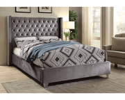 IFIF 5890 Grey Velvet Bed