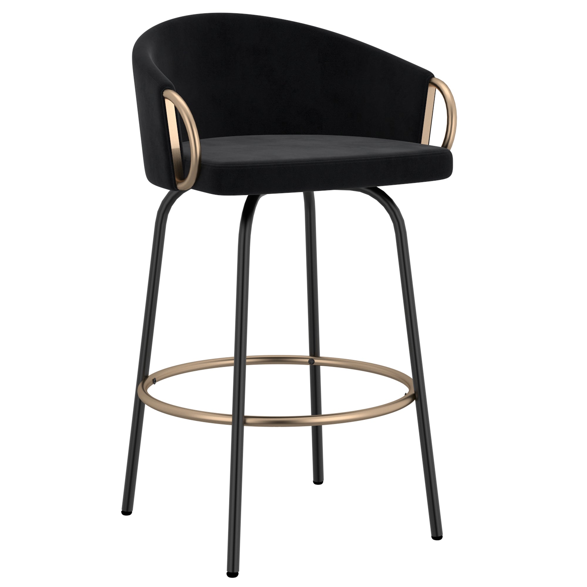 LAVO-26'' COUNTER STOOL-BLACK