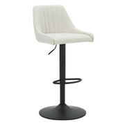 KRON-AIR LIFT STOOL-BEIGE FABRIC