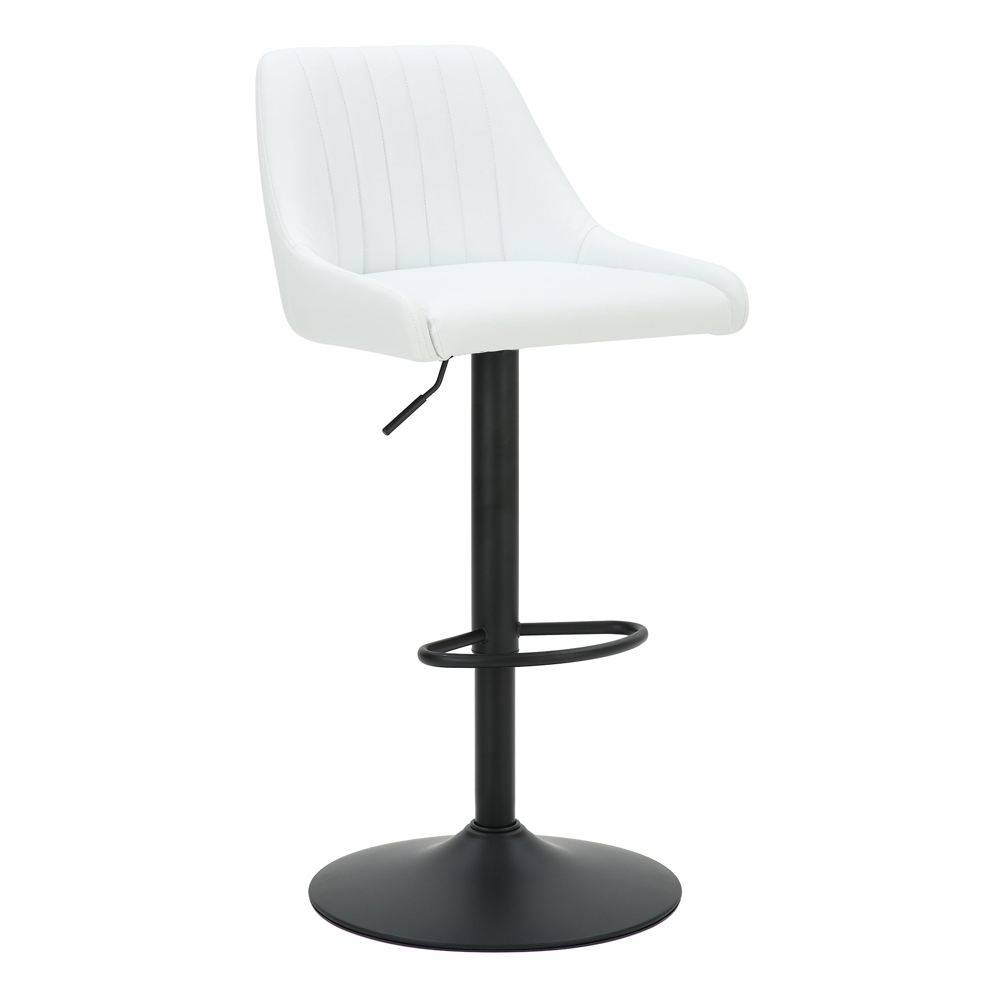 KRON-AIR LIFT STOOL PU-WHITE
