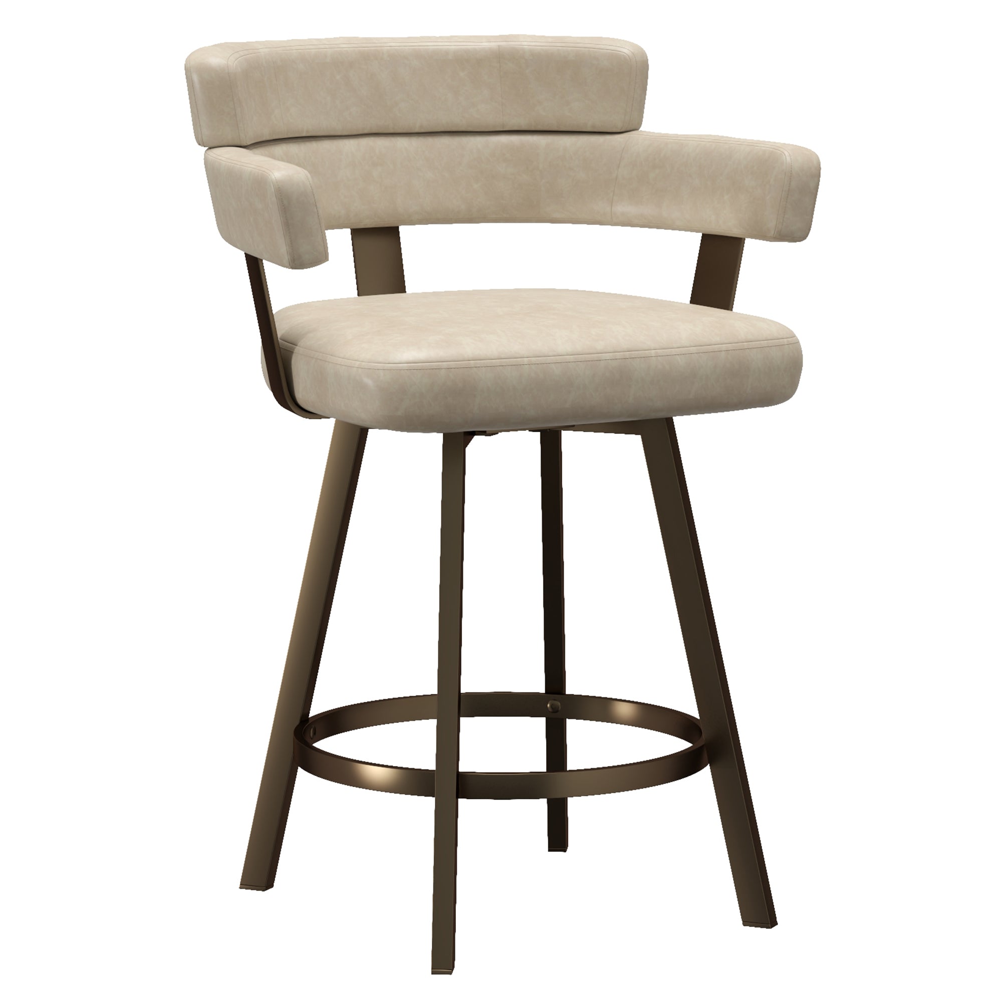 OBERON-26" COUNTER STOOL-IVORY
