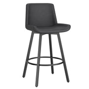 FERN-26'' COUNTER STOOL PU-CHARCOAL