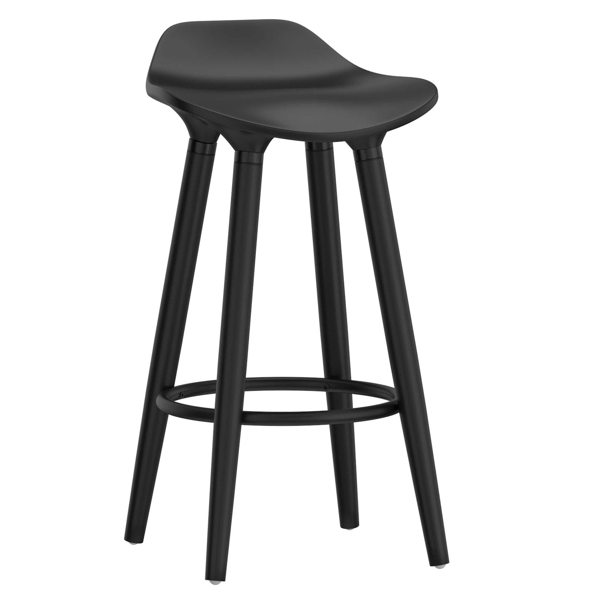 TREX-26" COUNTER STOOL-BLACK