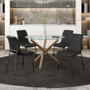 CARMILLA_BRIXX BLK-5PC DINING SET