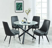 SUZETTE_SILVANO GY-5C DINING SET