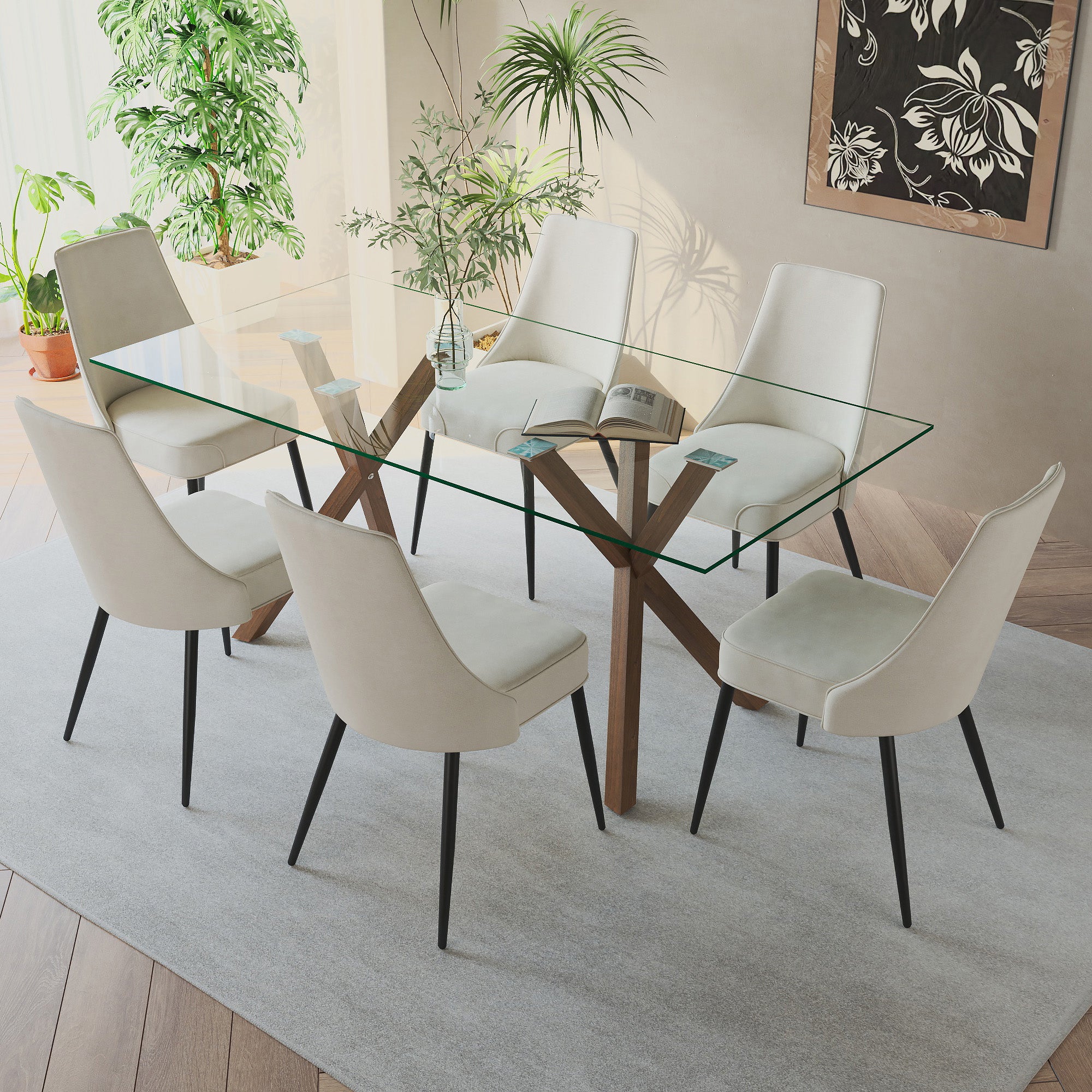 STARK WAL_KODA BEG-7PC DINING SET