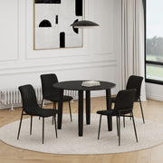 CONRAD BLK_BRIXX BLK-5PC DINING SET