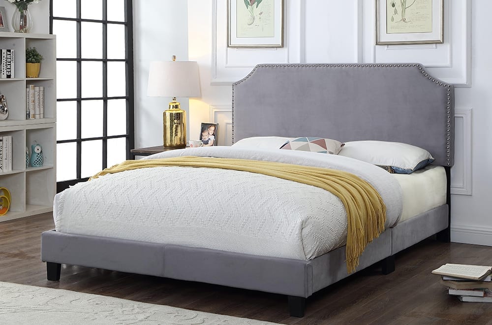 TitusTT 2116 Velvet Fabric Bed Frame