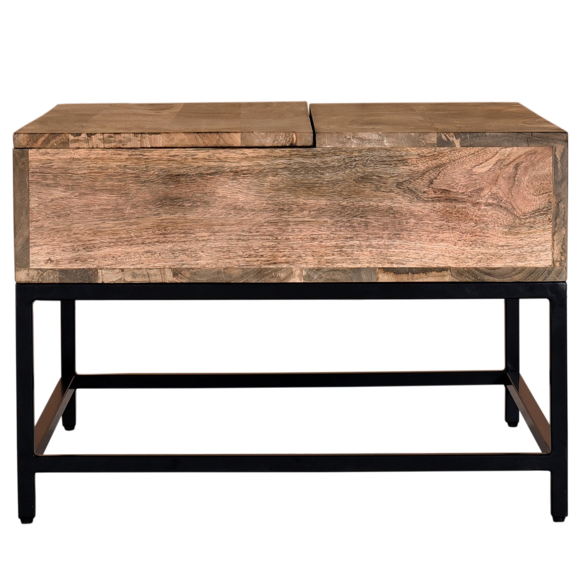 OJAS-LIFT-TOP COFFEE TABLE-NATURAL BURNT
