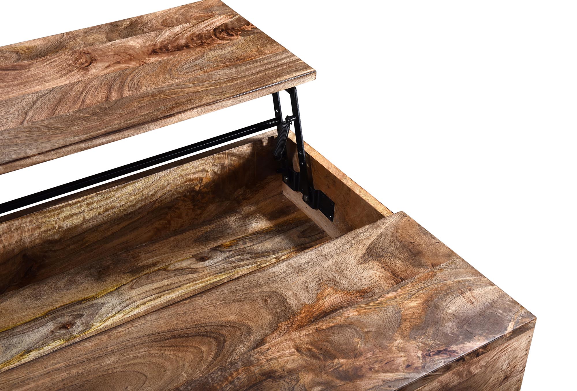 OJAS-LIFT-TOP COFFEE TABLE-NATURAL BURNT