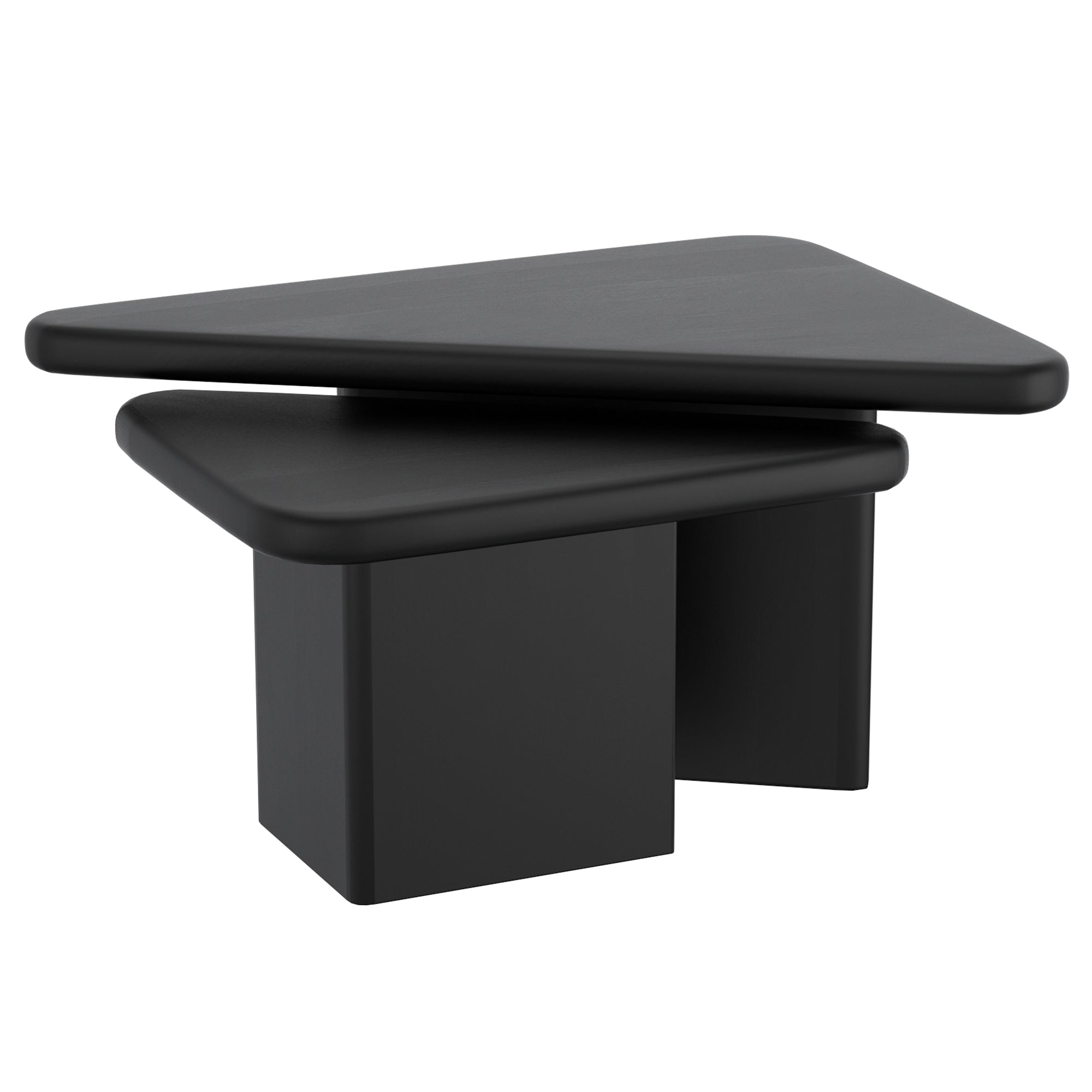 DRACO-2PC COFFEE TABLE-BLACK