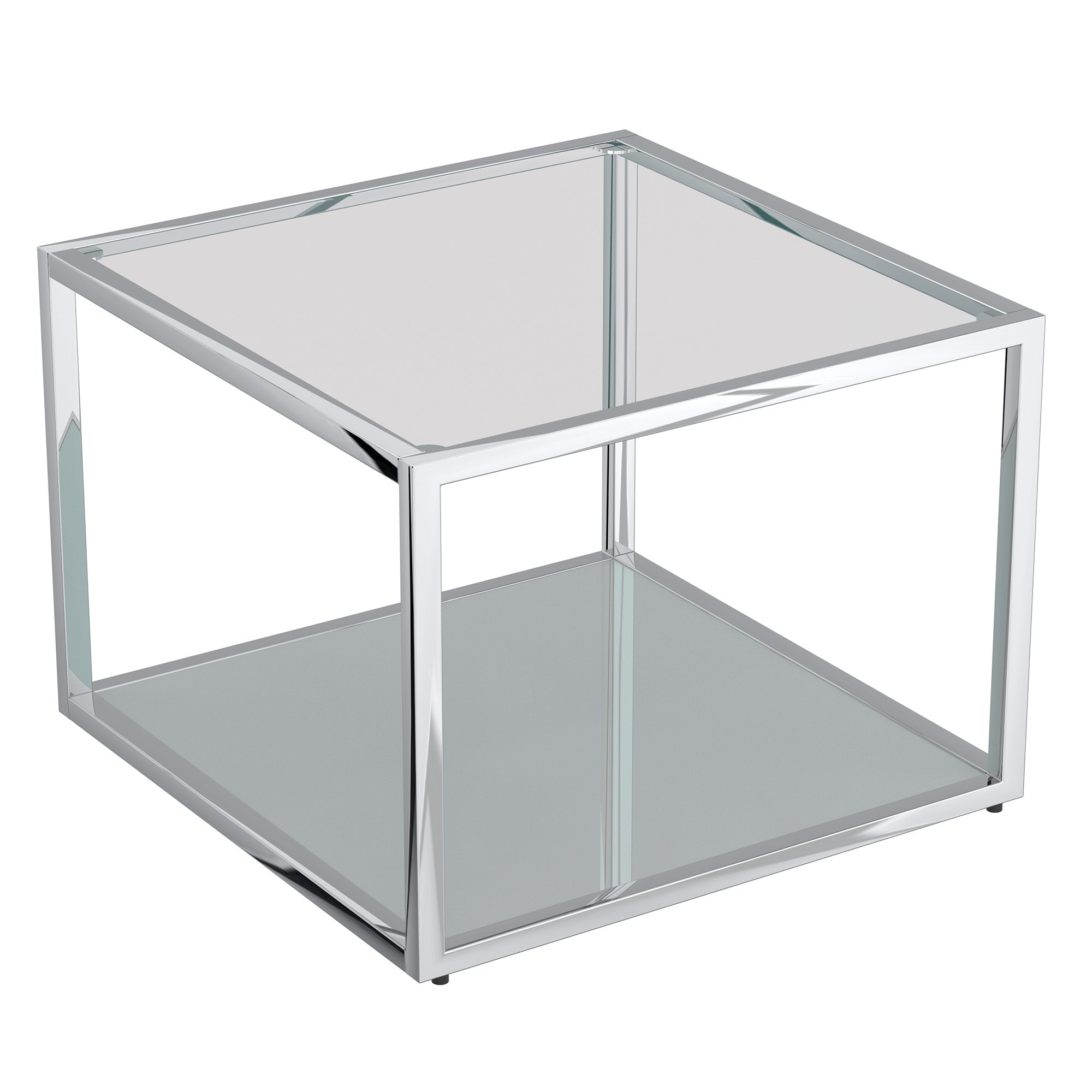 CASINI-3PC COFFEE TABLE SMALL-SILVER