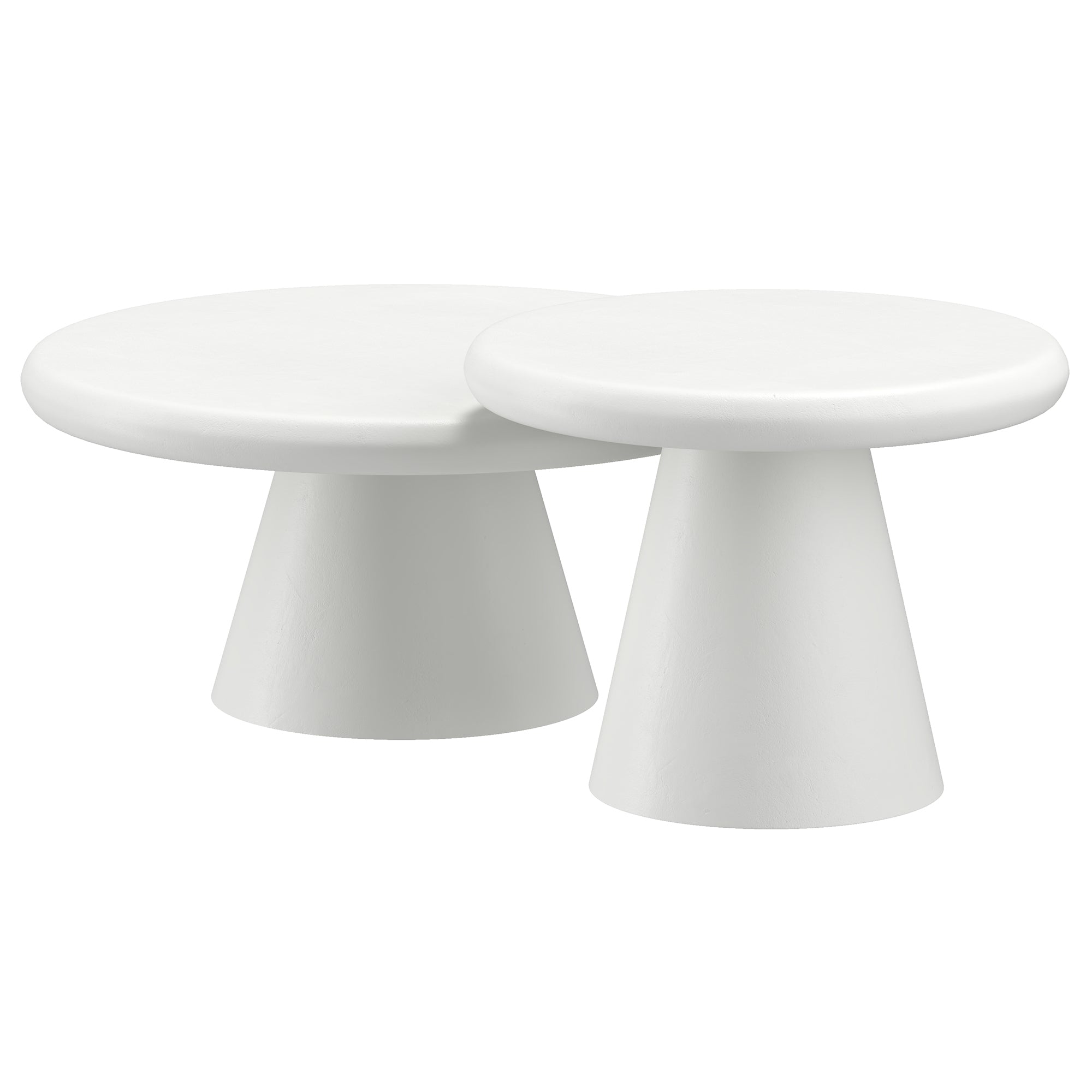 GALIO-2PC COFFEE TABLE SET-WHITE