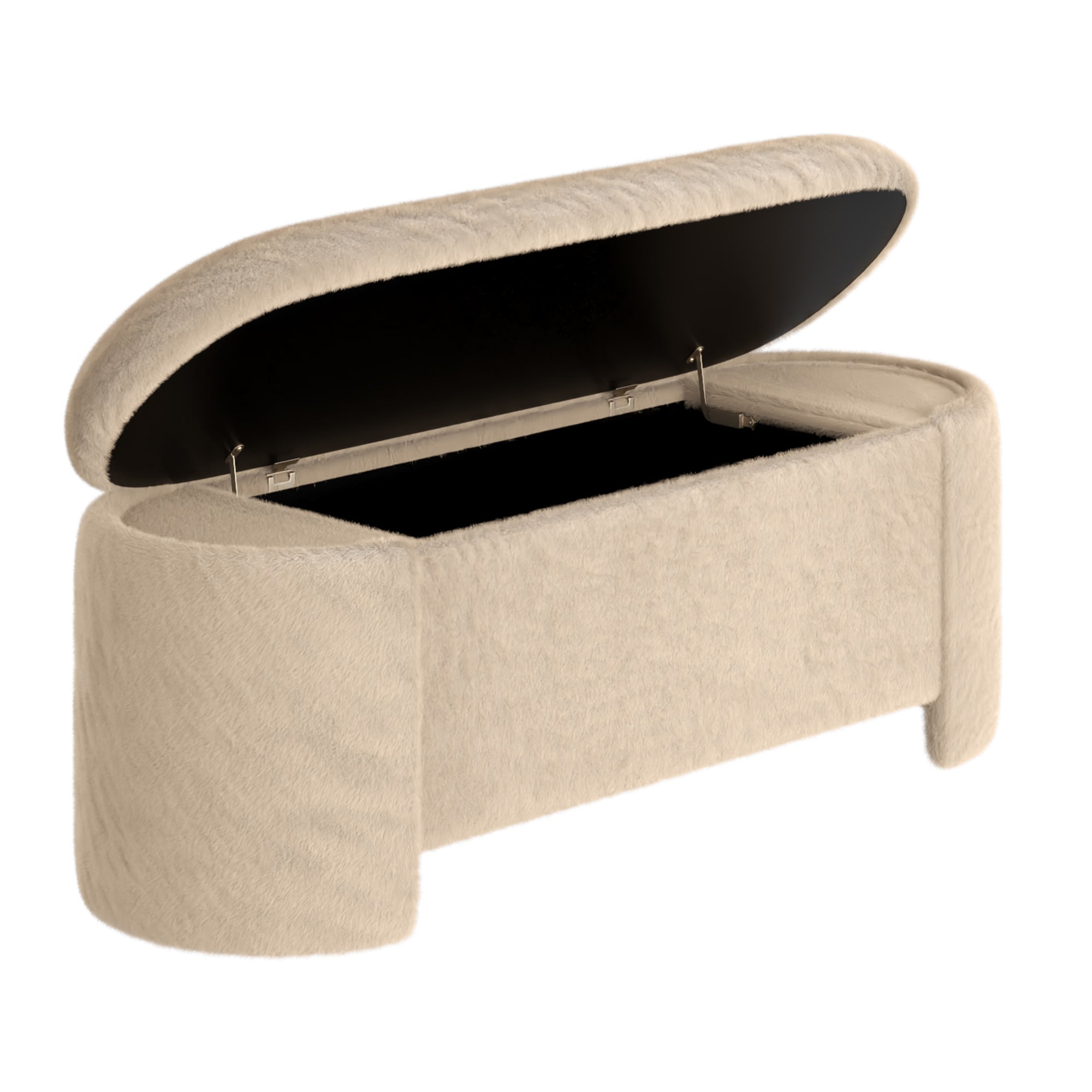SELENE-STORAGE OTTOMAN-DARK BEIGE