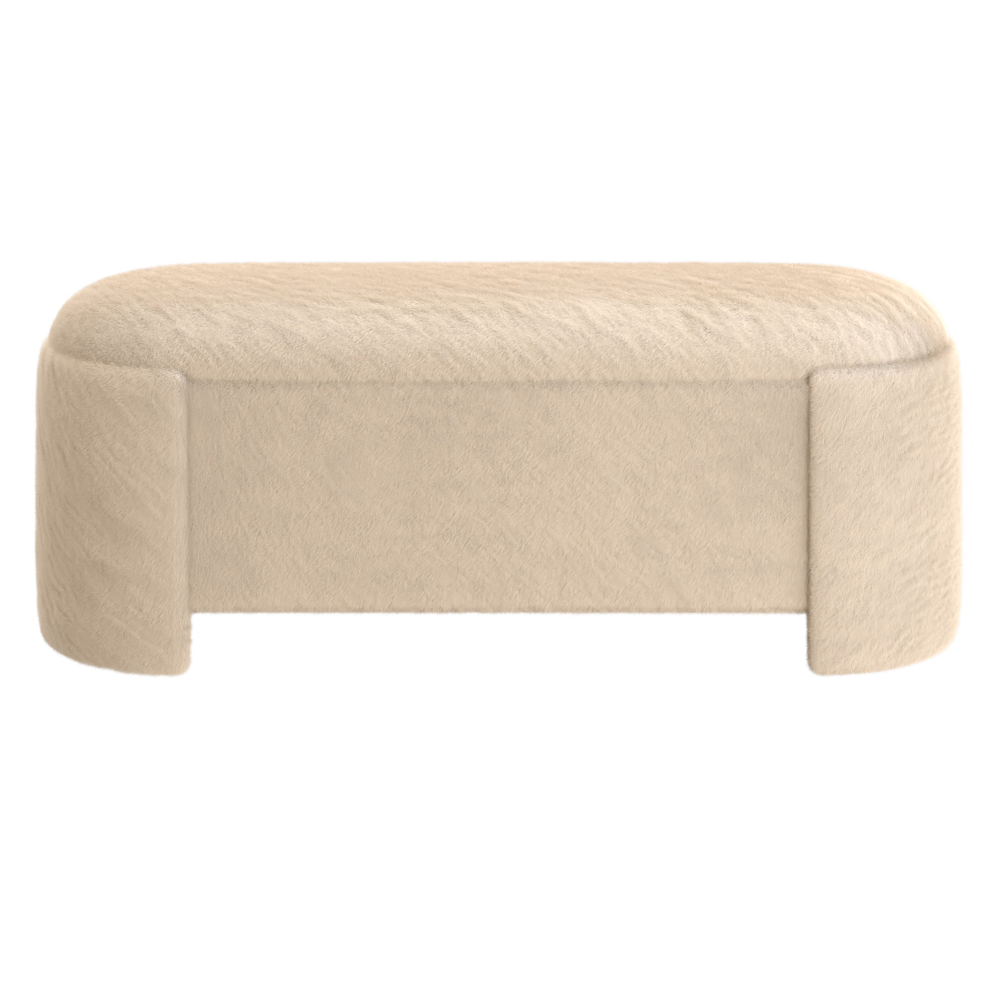 SELENE-STORAGE OTTOMAN-DARK BEIGE