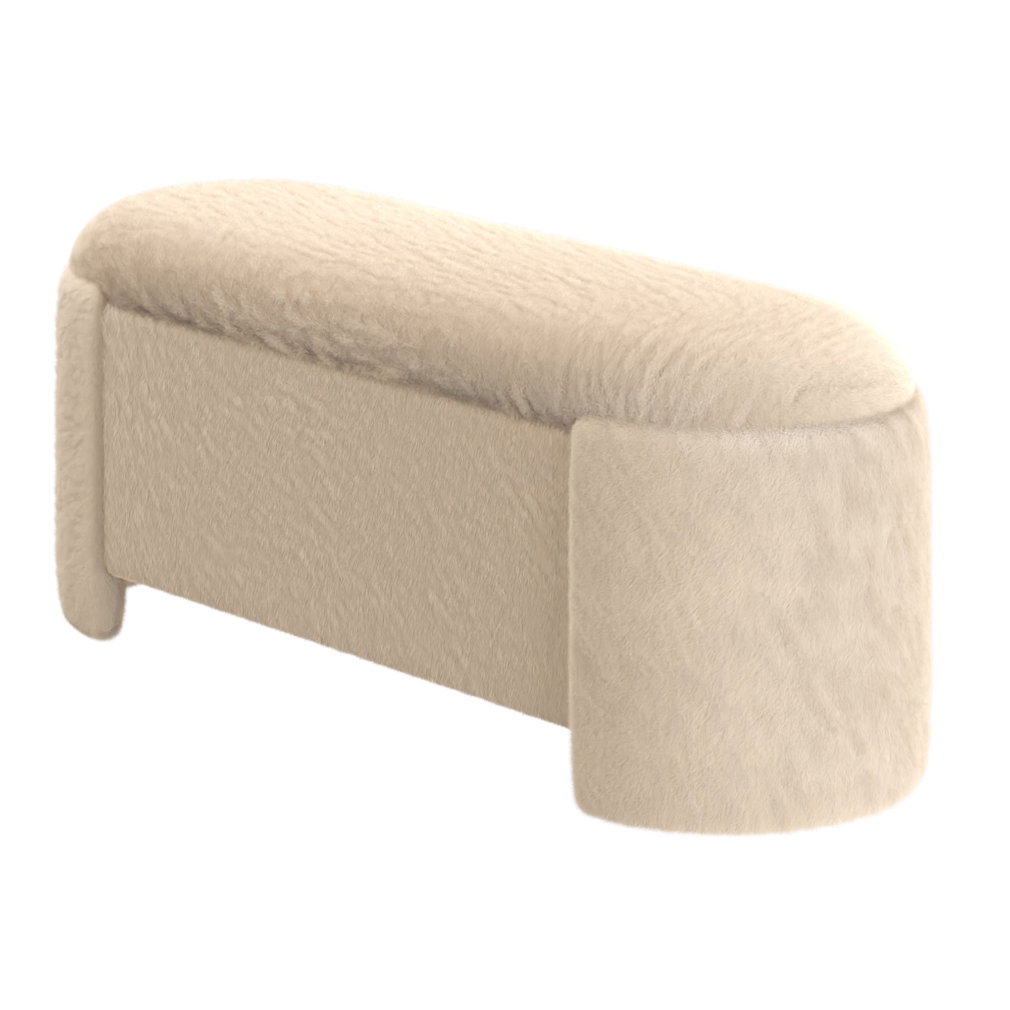 SELENE-STORAGE OTTOMAN-DARK BEIGE