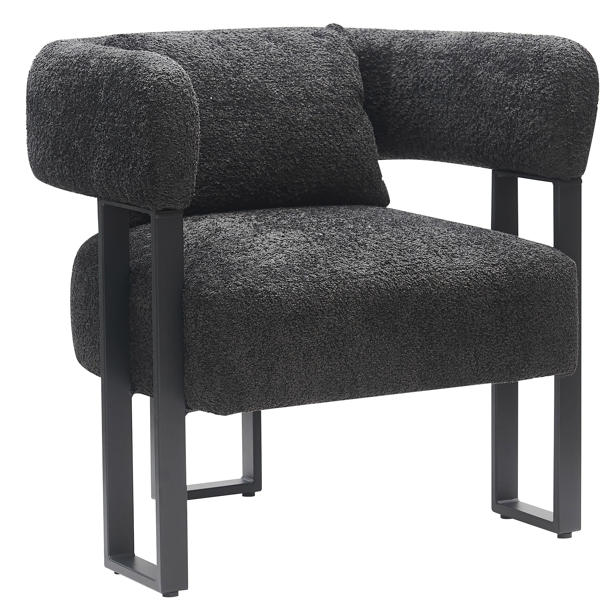 SCARLET-ACCENT CHAIR-CHARCOAL