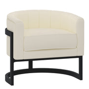 ZHURI-ACCENT CHAIR-IVORY