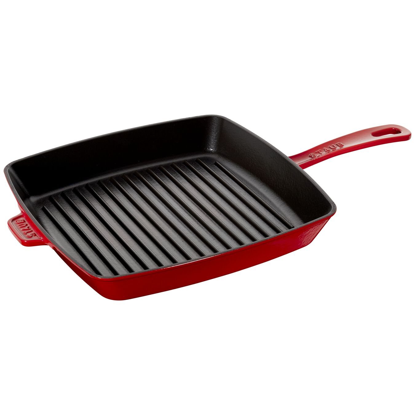 ZwillingSTAUB CAST IRON 30 CM CAST IRON SQUARE AMERICAN GRILL, CHERRY - VISUAL IMPERFECTIONS
