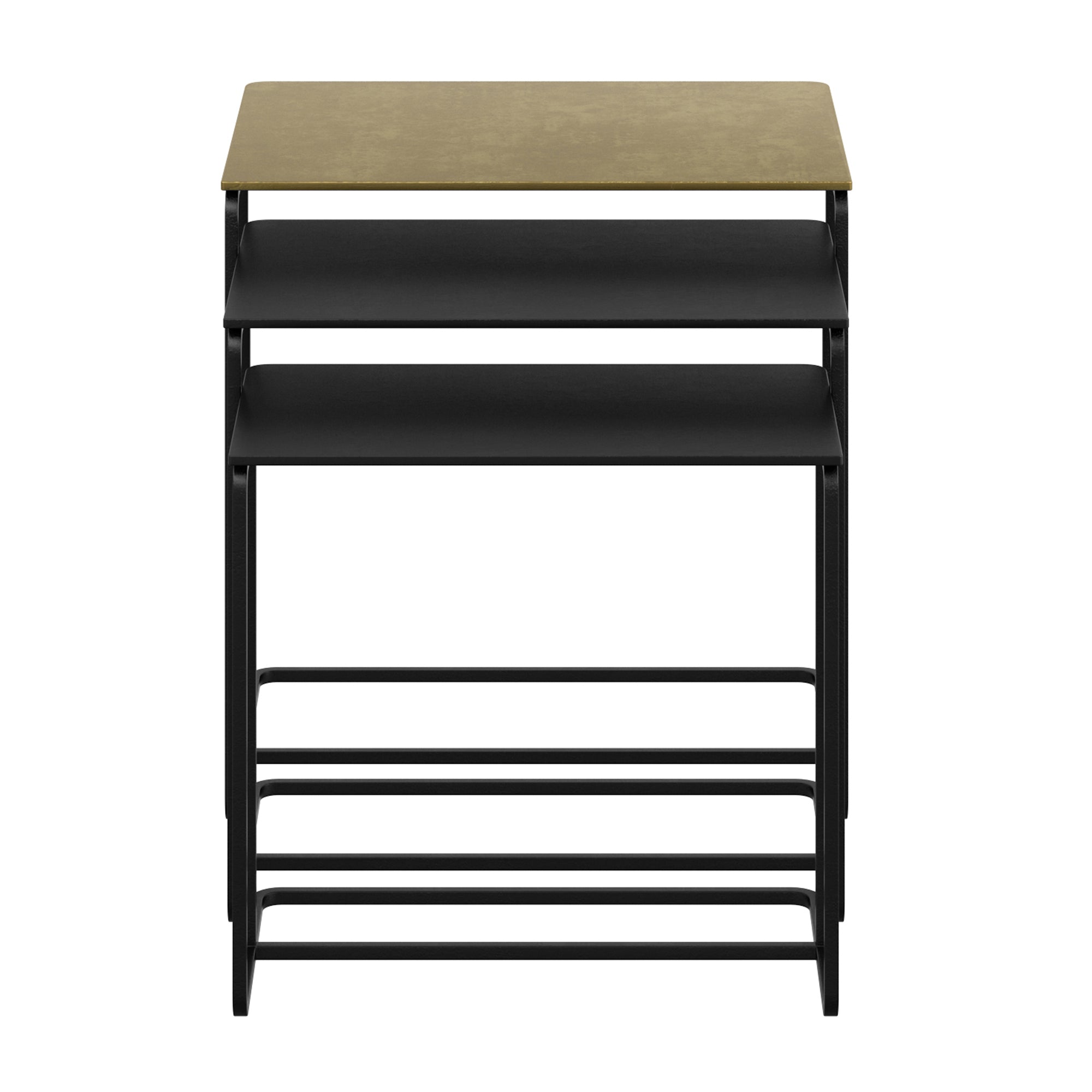 BRISTOL-3PC ACCENT TABLE-ANTIQUE GOLD_BLACK