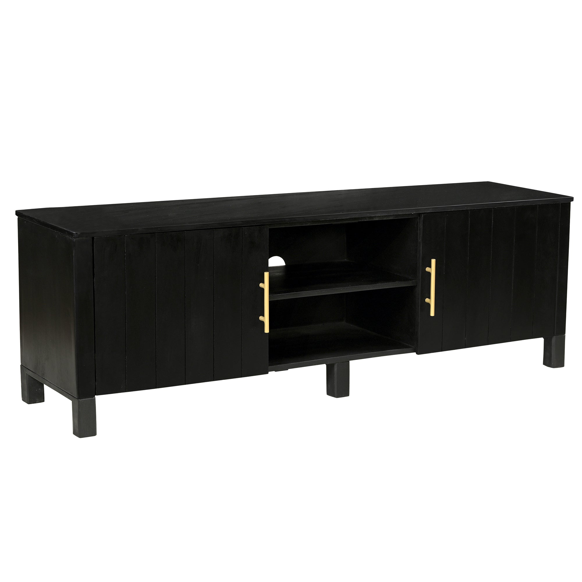 CAMDEN-MEDIA CABINET-BLACK
