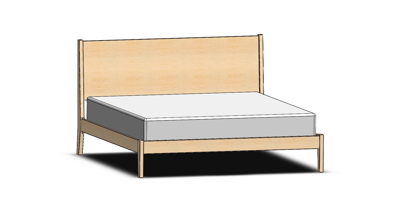 My StoreKing Common Platform Bed