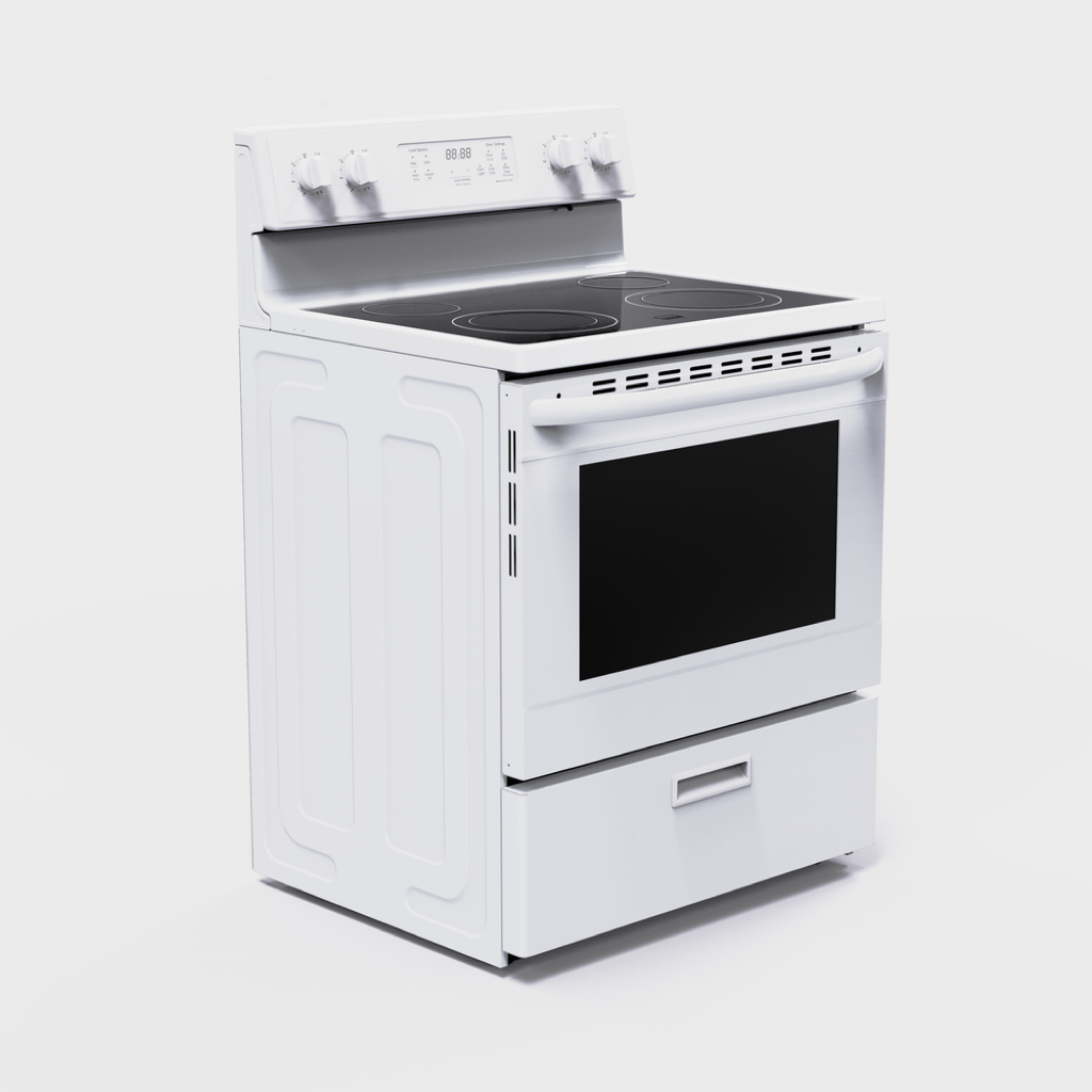 Saskatchewan 30" White Freestanding Range