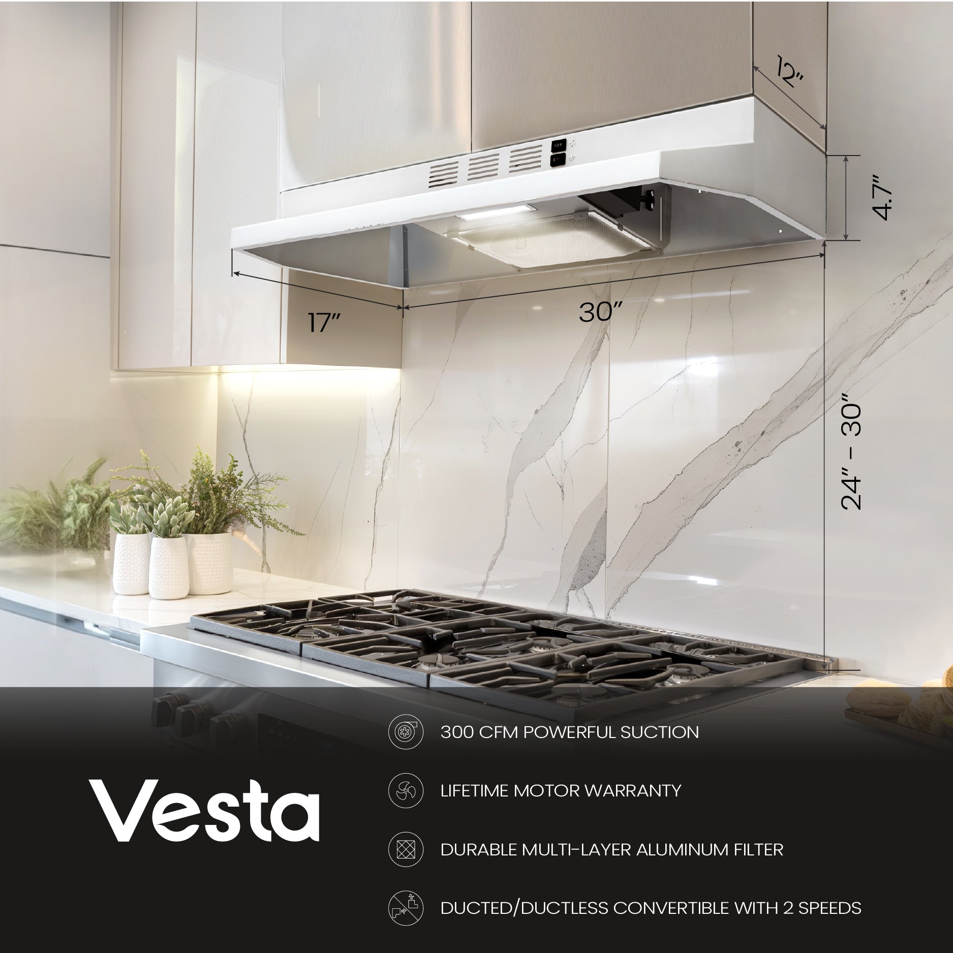 Cincinnati 30" | White