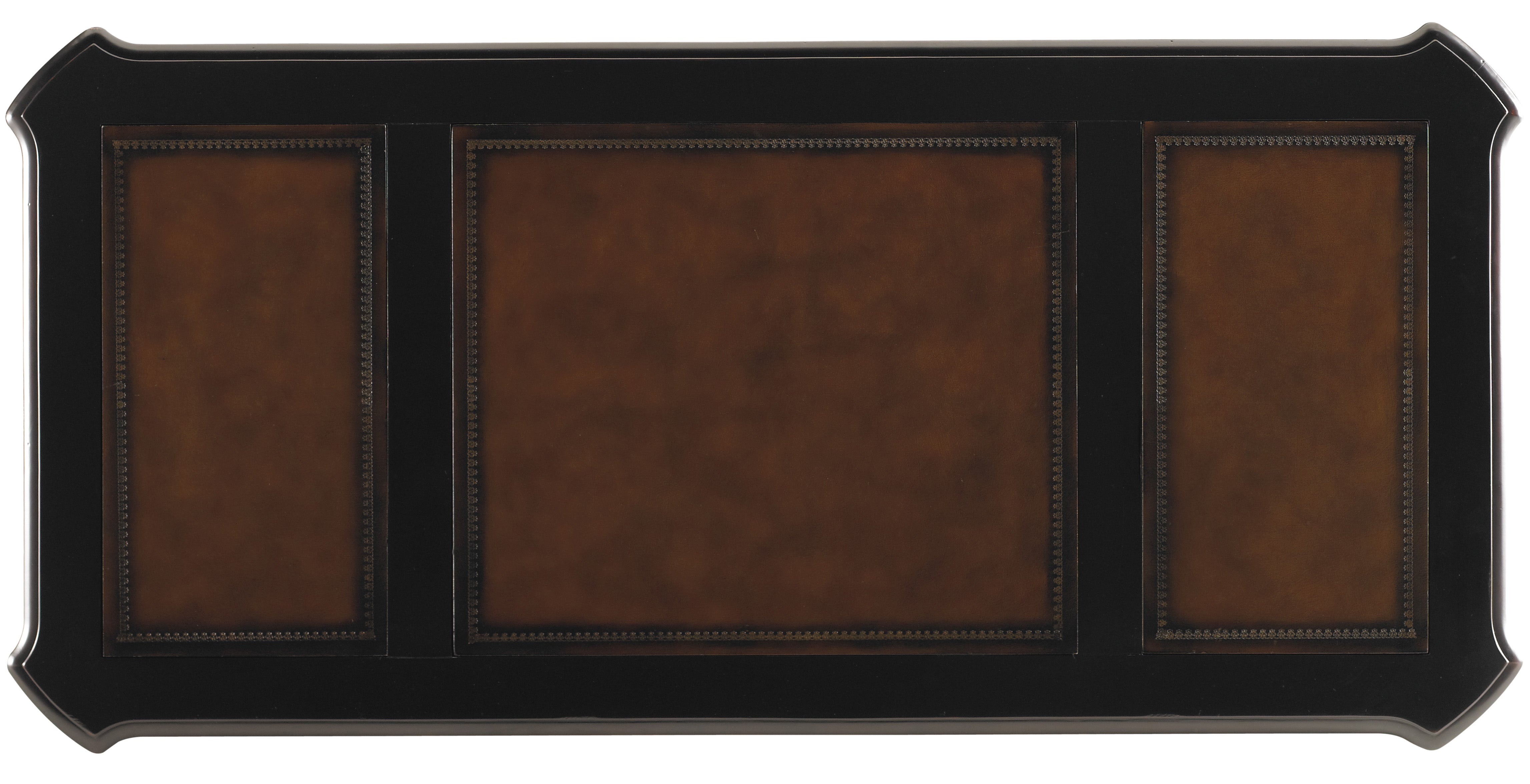 Telluride 76'' Executive Desk withLeather Panels