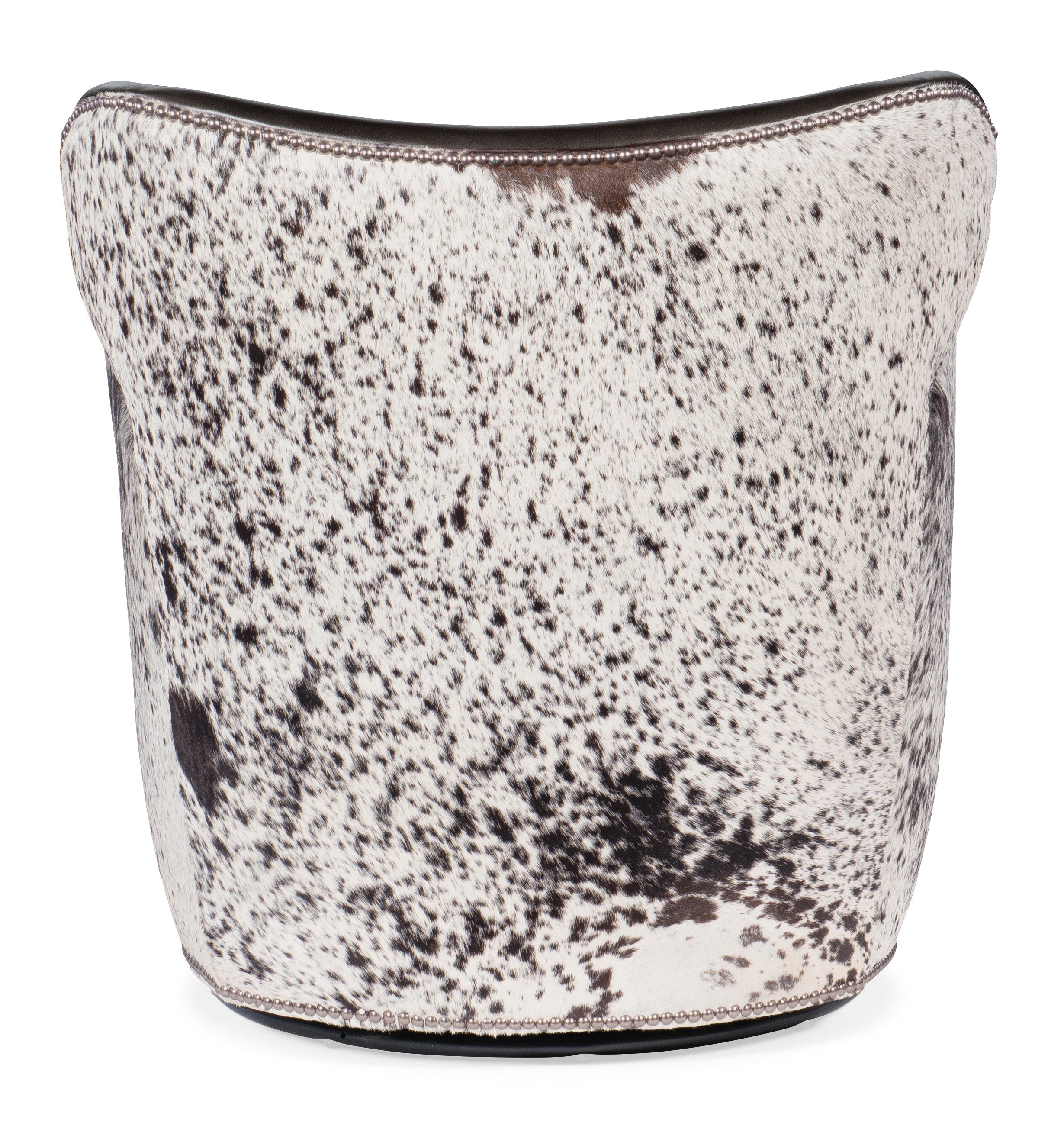 Kato Leather Swivel Chair with Salt Pepper HOH