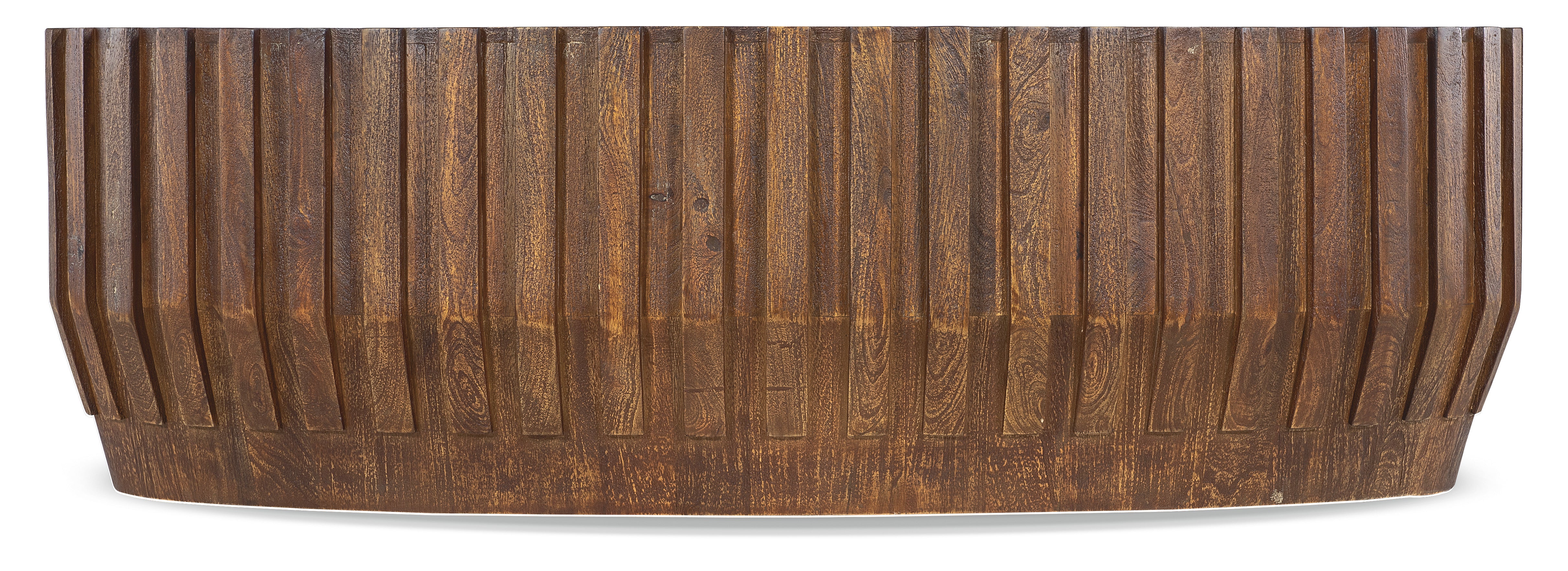 Commerce and Market Gears Oval Cocktail Table