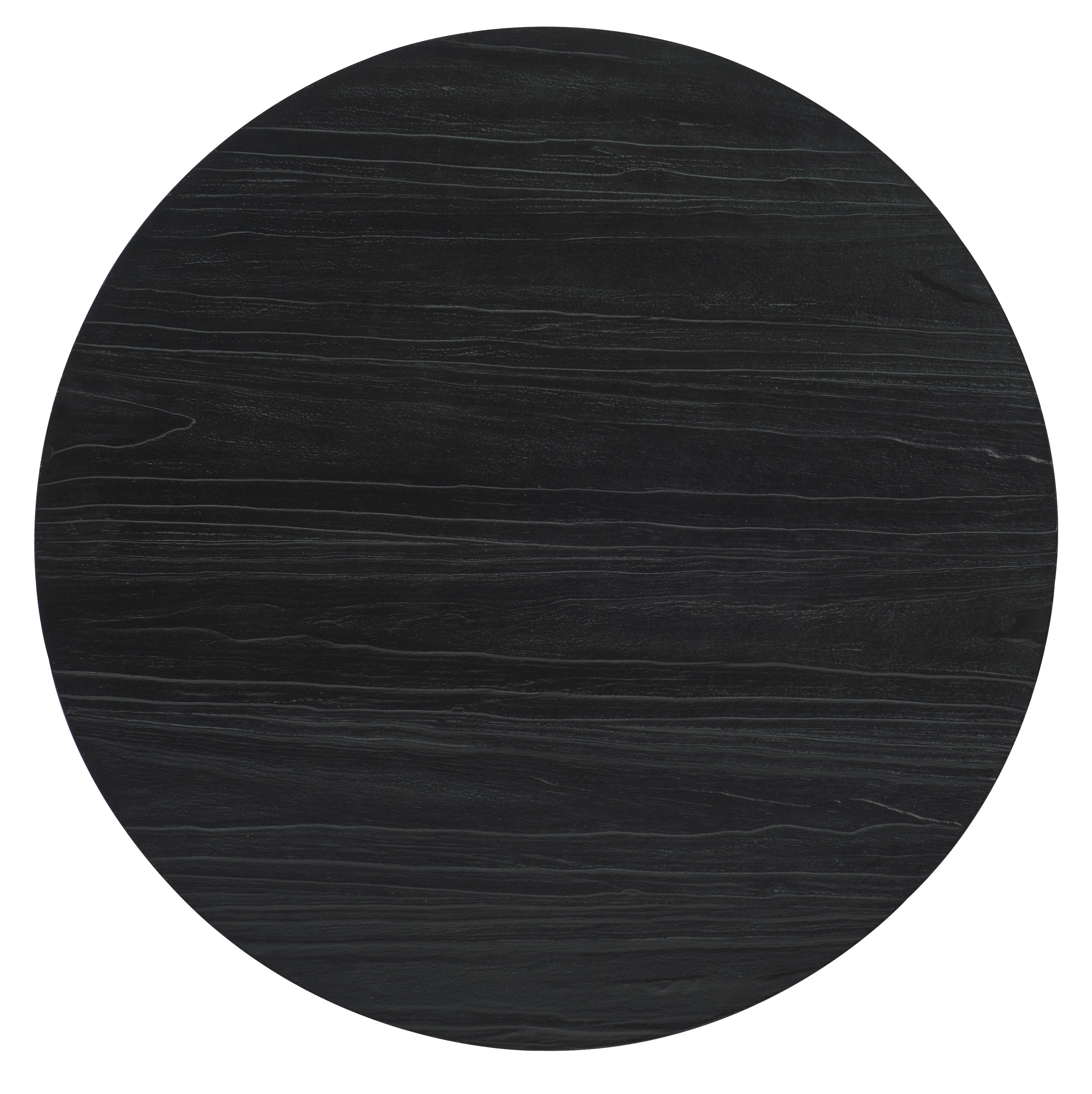 Chapman Shou Sugi Ban Petite Round Dining Table