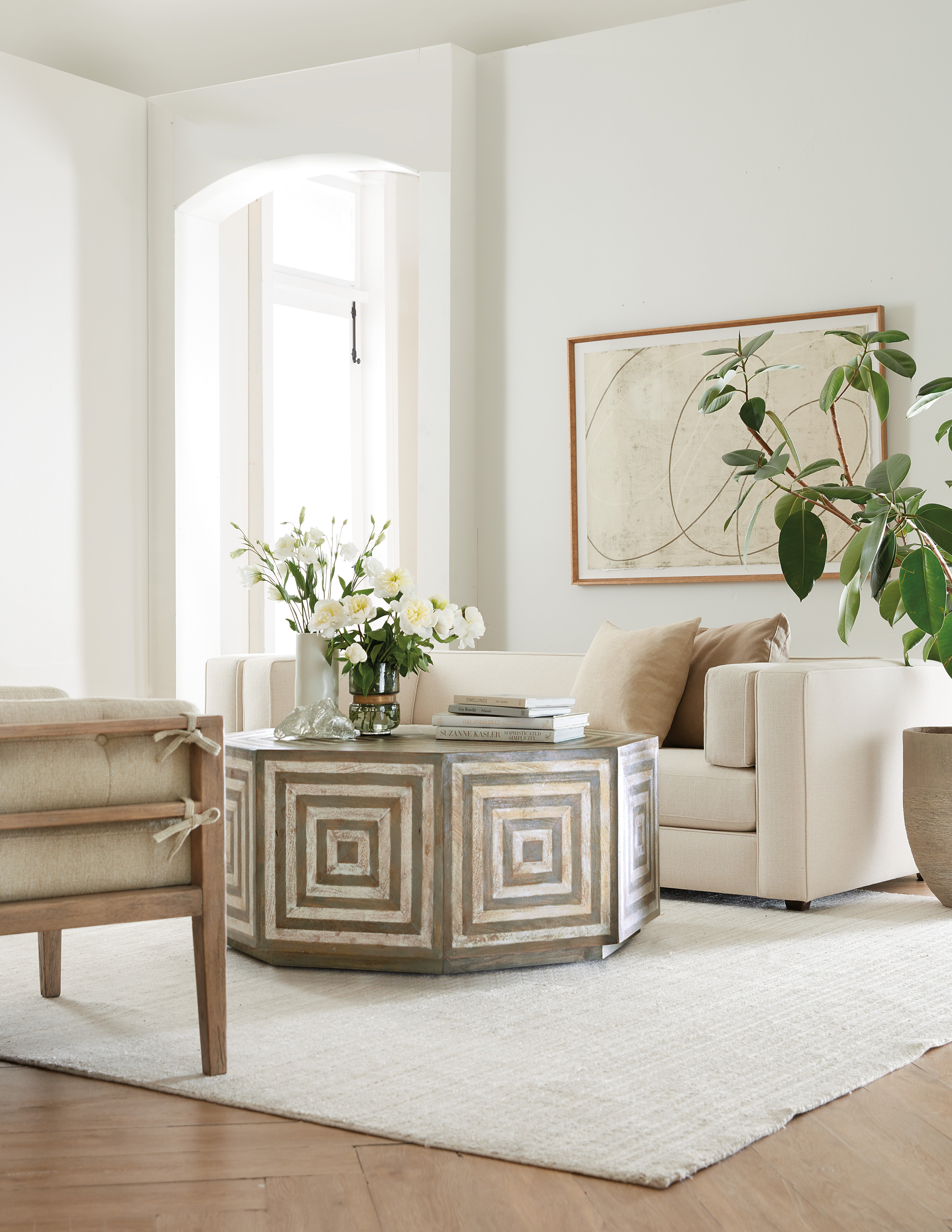 Commerce & Market Octagonal Cocktail Table