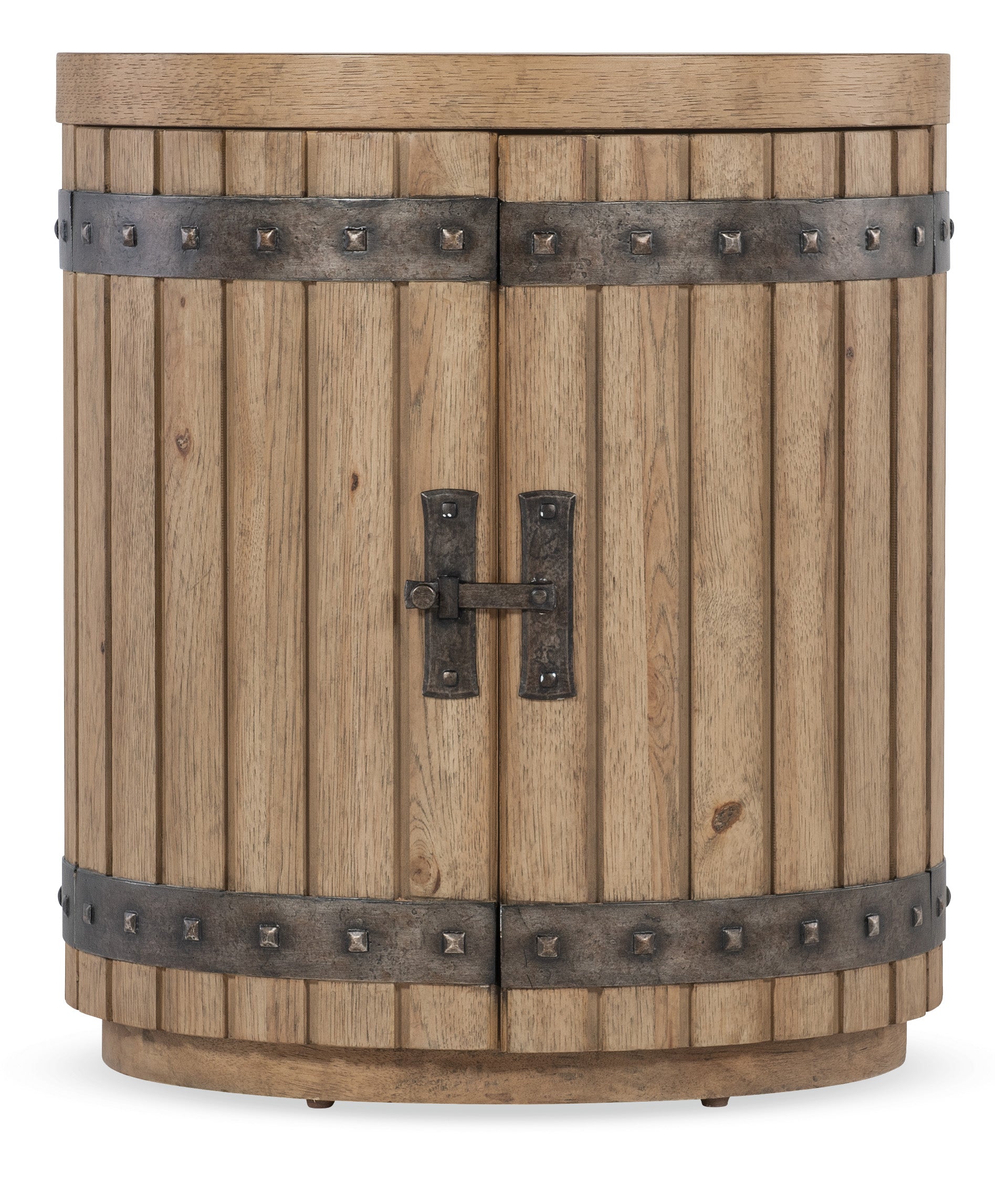 Vineyard Row Wine Barrel End Table