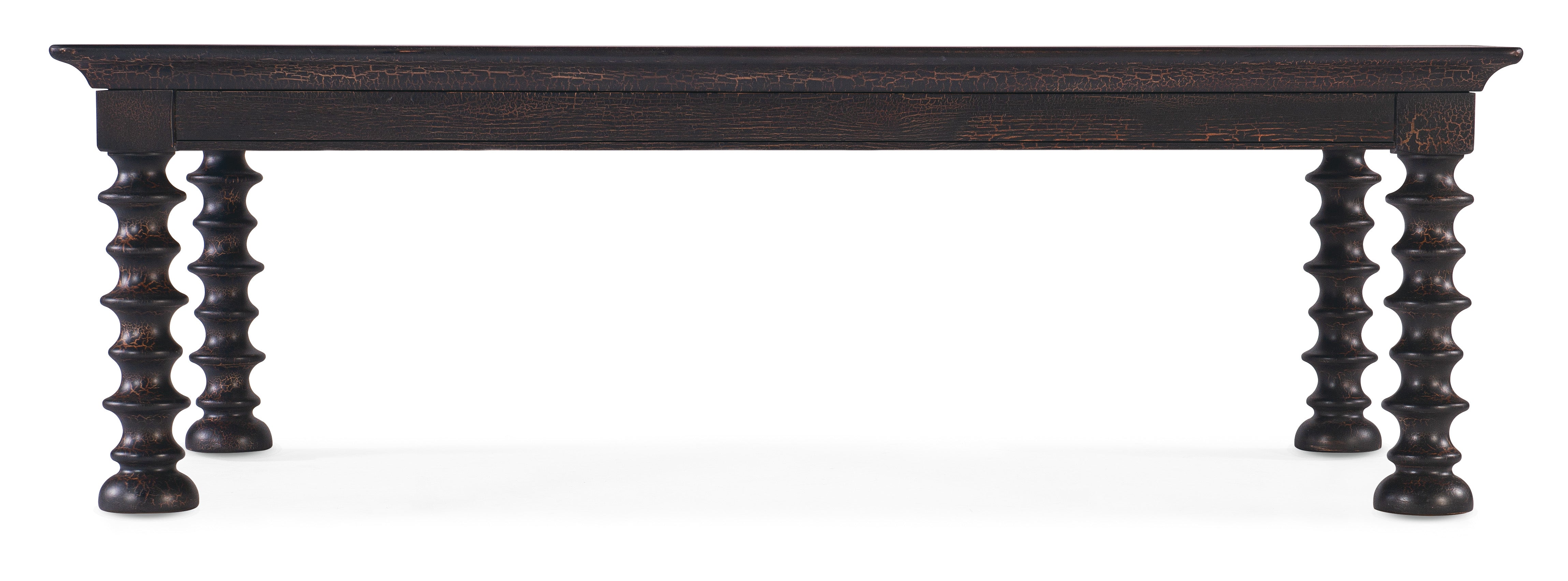 Big Sky Turned Leg Cocktail Table