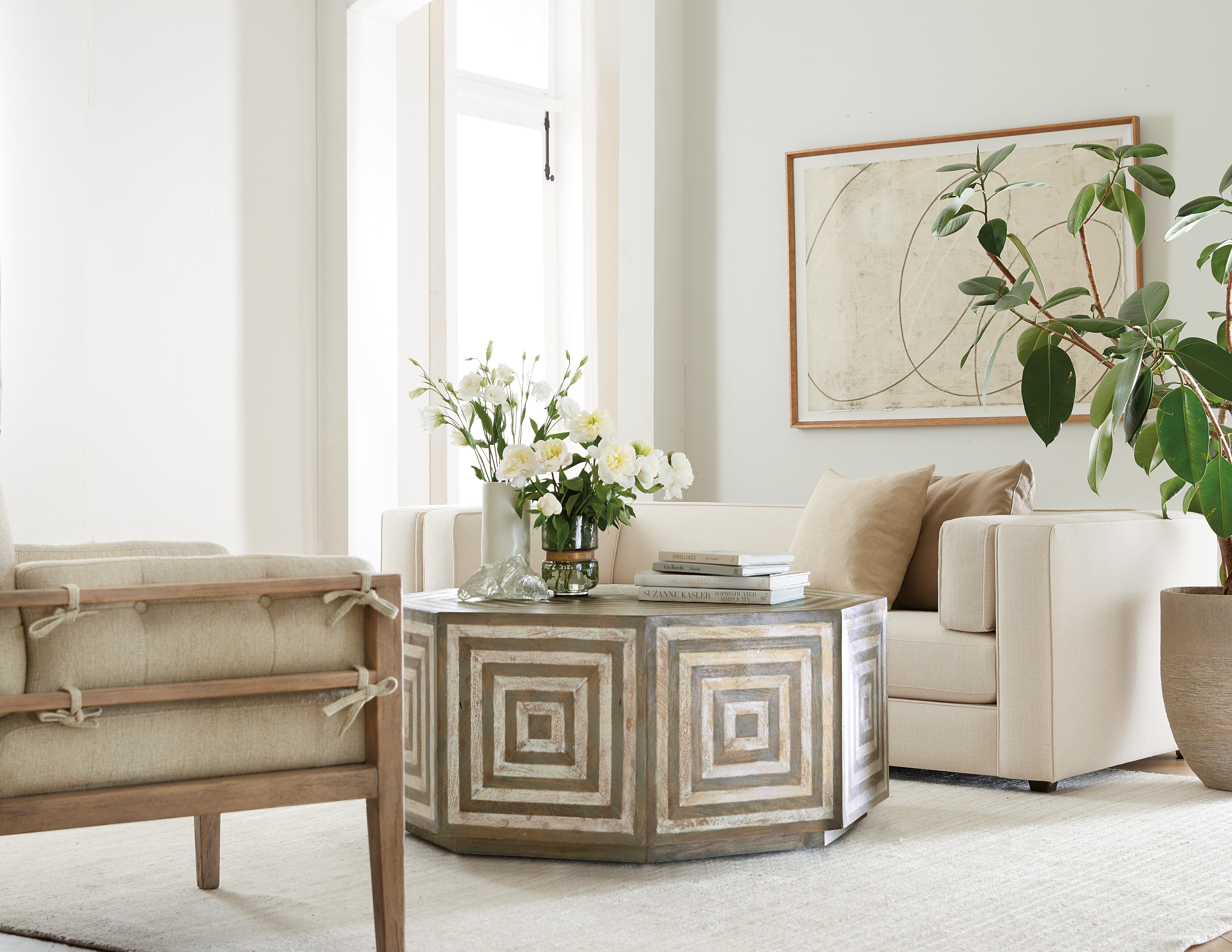 Commerce & Market Octagonal Cocktail Table