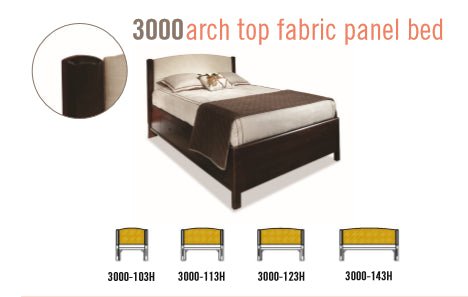 Perfect BalanceTwin Arch Top Fabric Headboard
