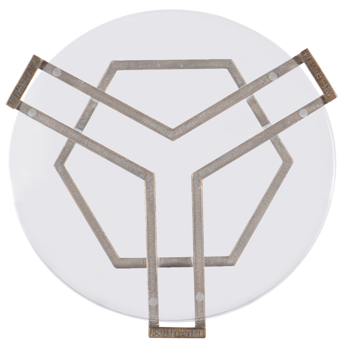 Melange Grove Round End Table